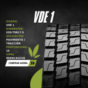 VDE 1 - 235/75R17.5 - Tracción