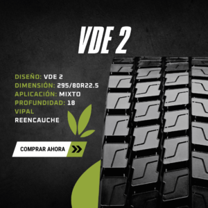 VDE 2 - 295/80R22.5 - Tracción