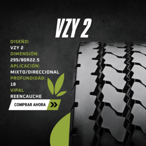 VZY 2 - 295/80R22.5 - Direccional